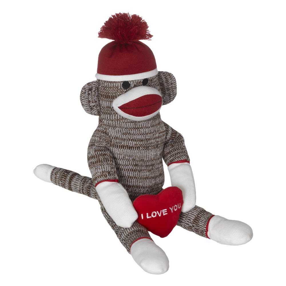 Valentine Sock Monkey – Gifts Treats